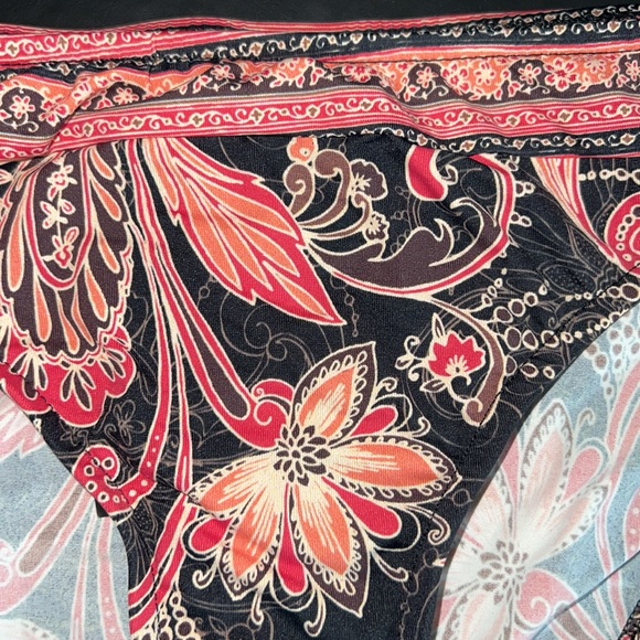 JETS by Jessika Allen Loop Side Band Coral Bliss Bikini Bottoms US Sz 6 - NWT! - Picture 3 of 11